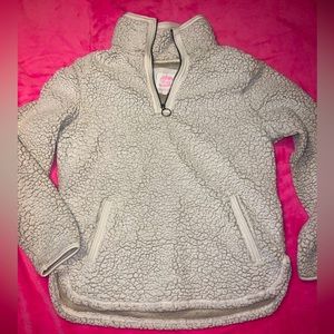 Sherpa Half Zip Pullover